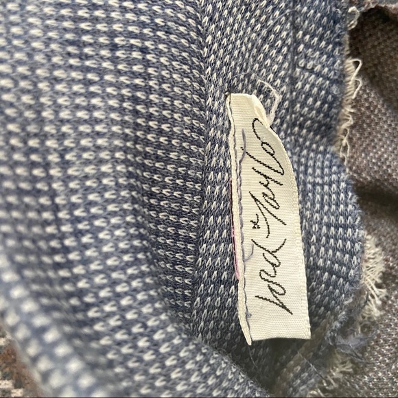 Vintage 60s 70s Lord & Taylor Mod Argyle Knit Collar Shift Dress - Picture 13 of 13